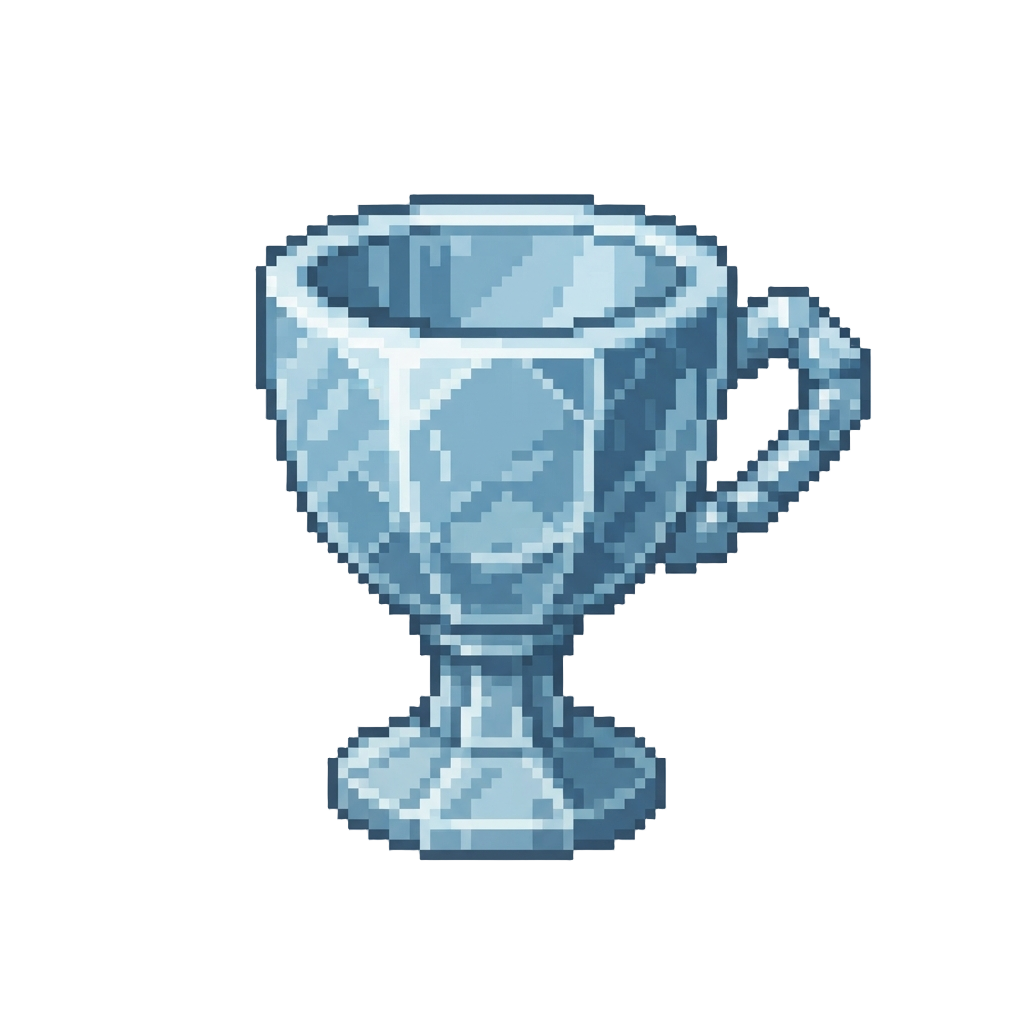 A Shimmering Crystal Cup