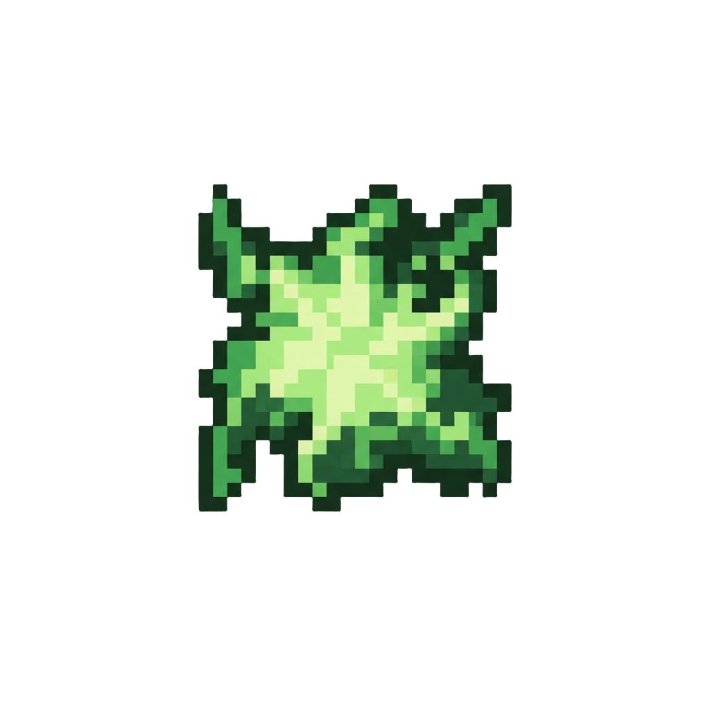 A Dim Flickering Emergency Green Glow That Buzzes and Shuts Off