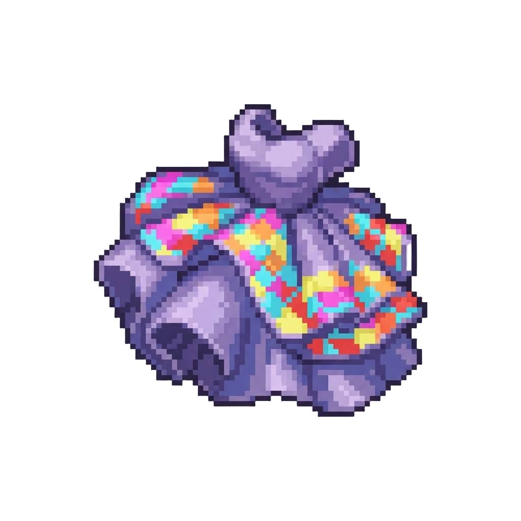 A Disco Checkered Dancefloor Pattern Dancing Across the Tulle Folds