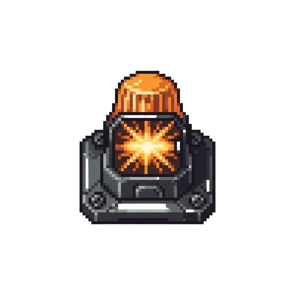 An Erratic Hazard Strobe That Violently Blinks Amber Twice Before Cutting Dark
