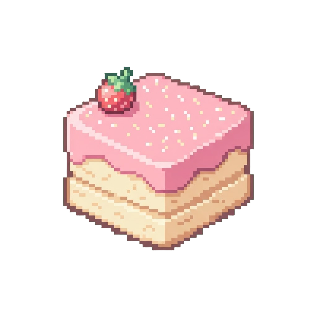 A Giant Pastel Strawberry Cake Squishy