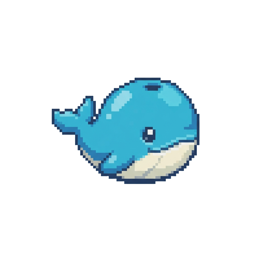 A Chubby Blue Whale Squishy