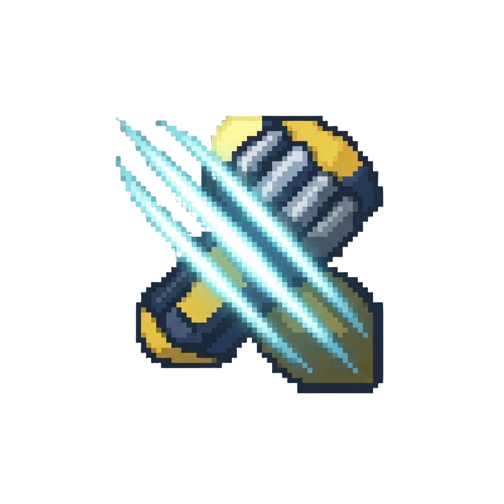 A Battle-ready Wolverine Slashing Glowing Adamantium Claw Marks