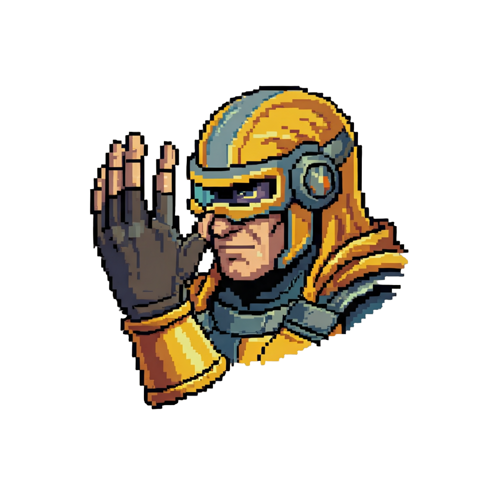 A Classic Comic Panel Portrait of Cyclops Aiming His Visor