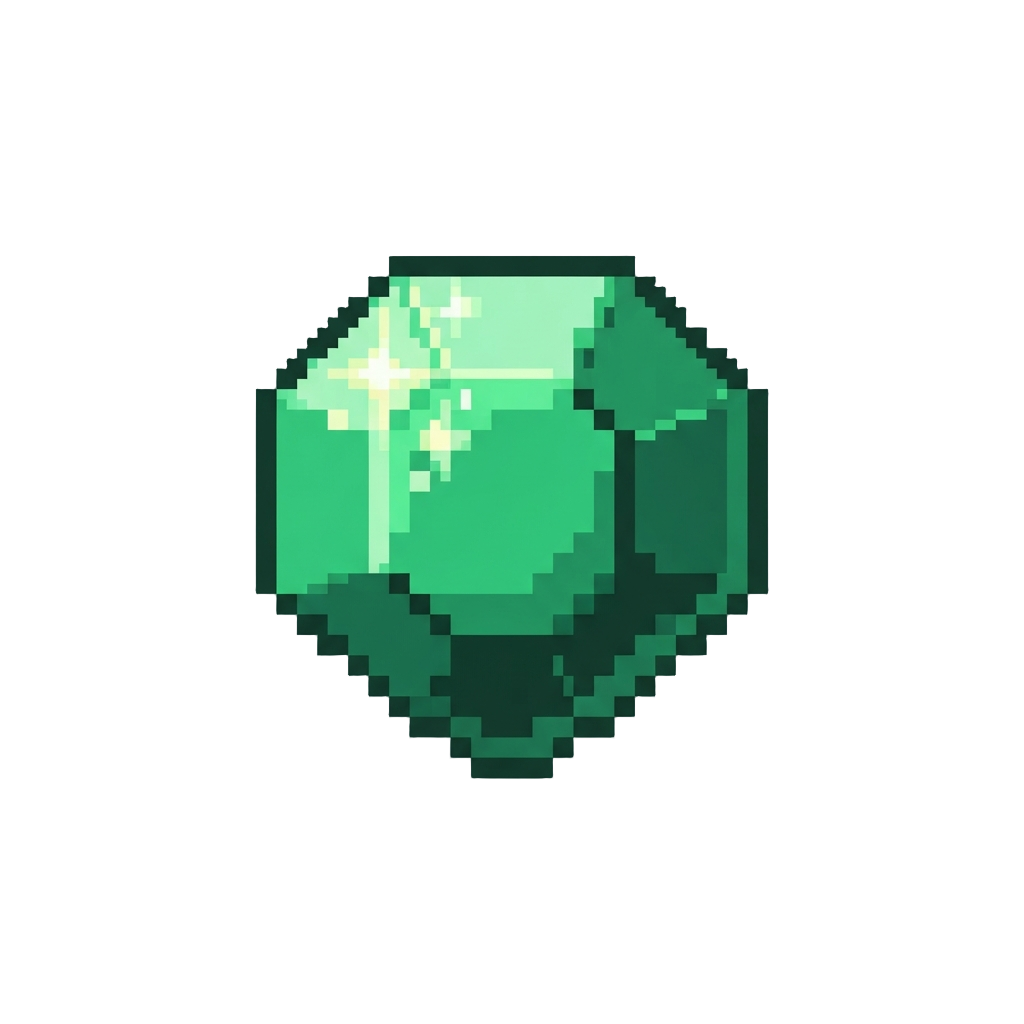 A Giant Sparkling Emerald