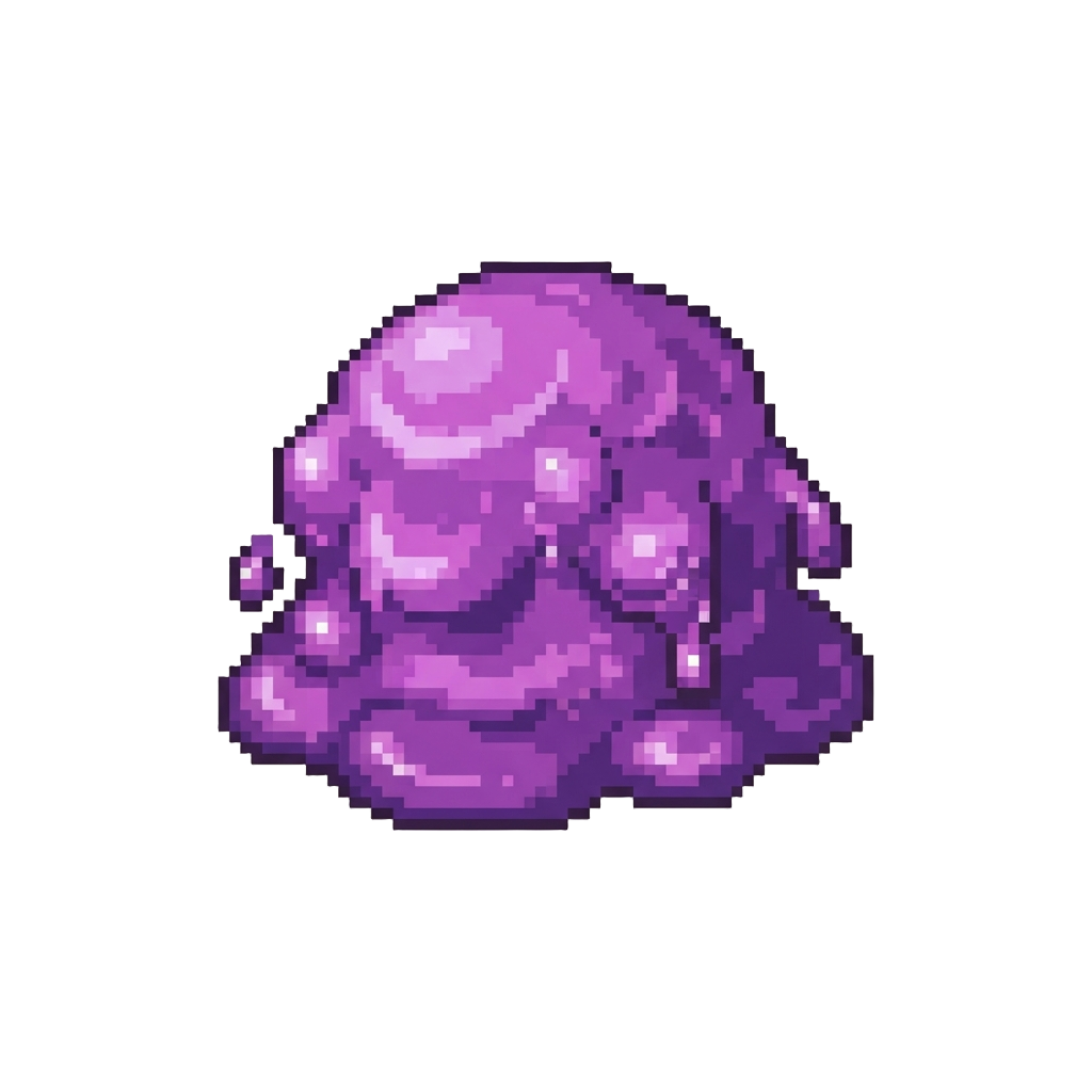 A Massive Glob of Sticky Purple Goo