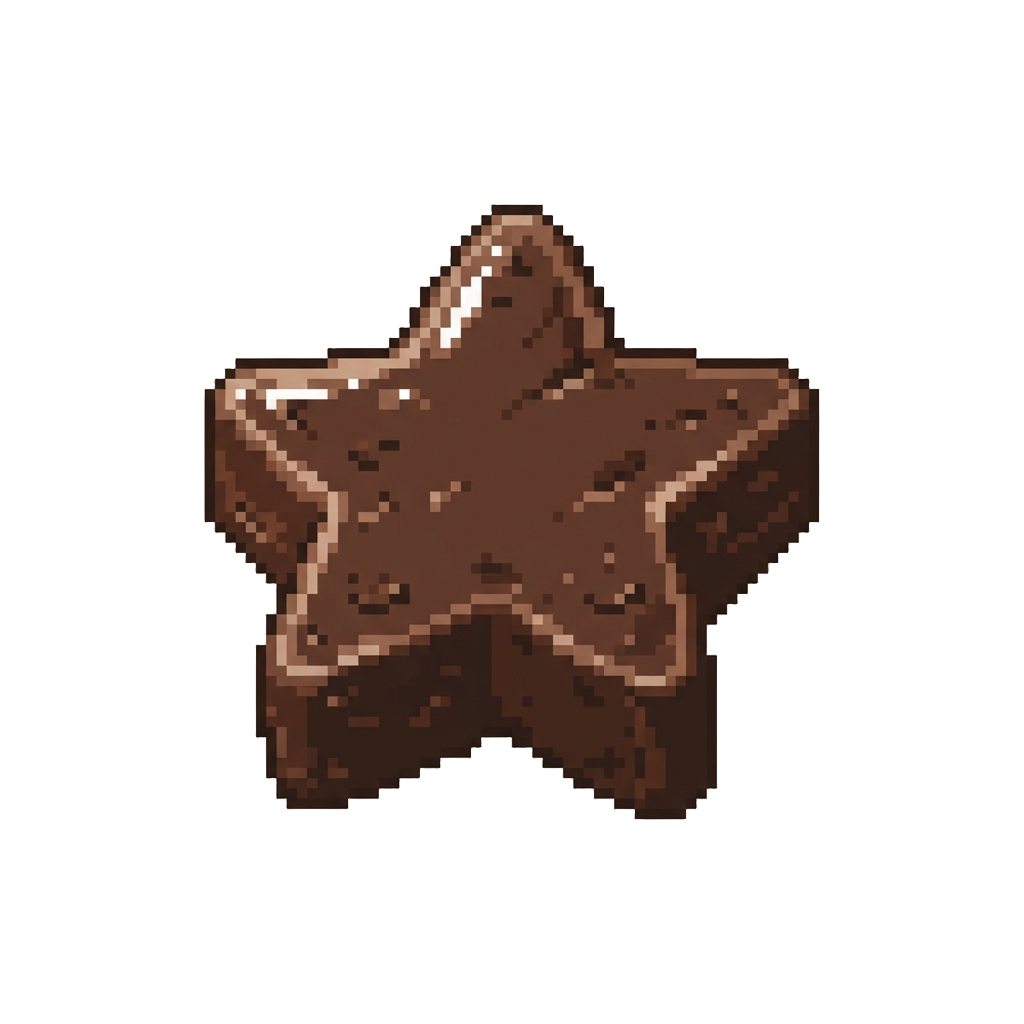 A Huge Chocolate Fudge Star