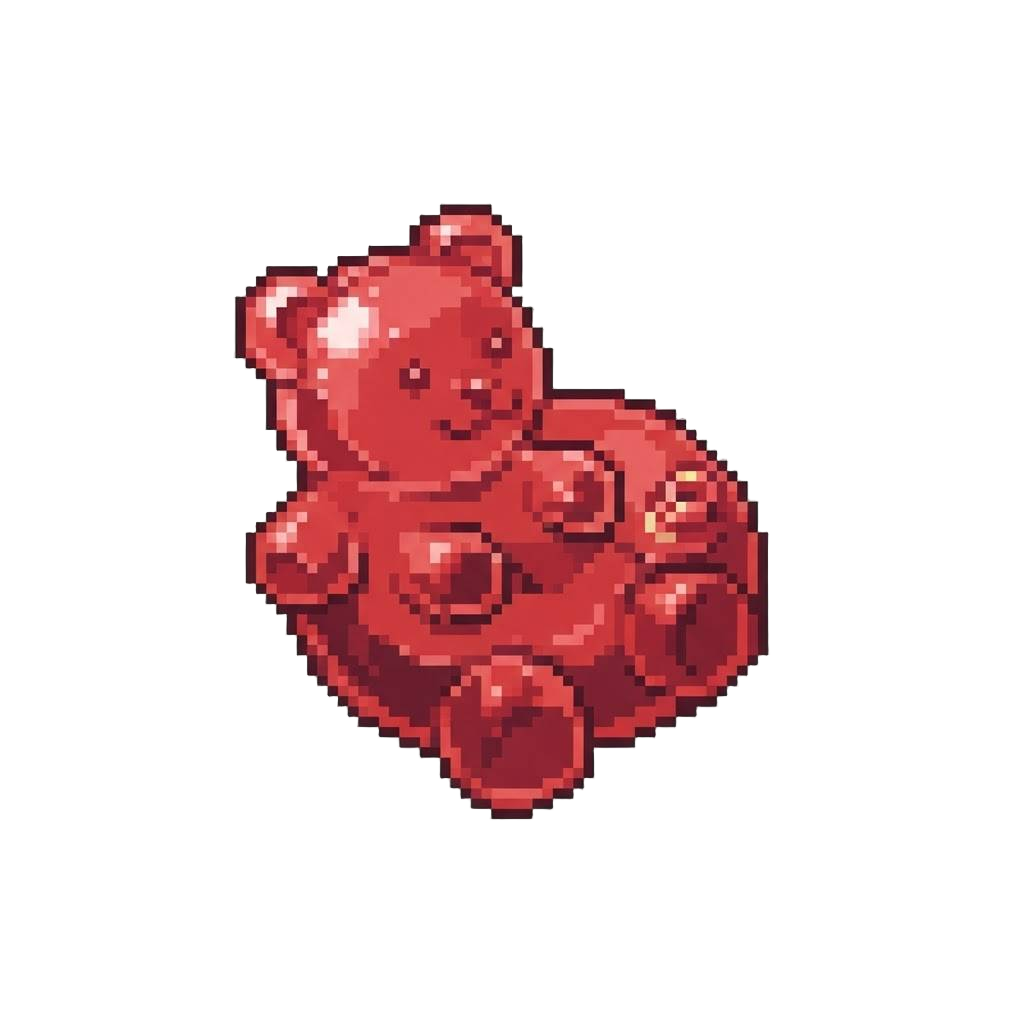 A Giant Gummy Bear Floatie