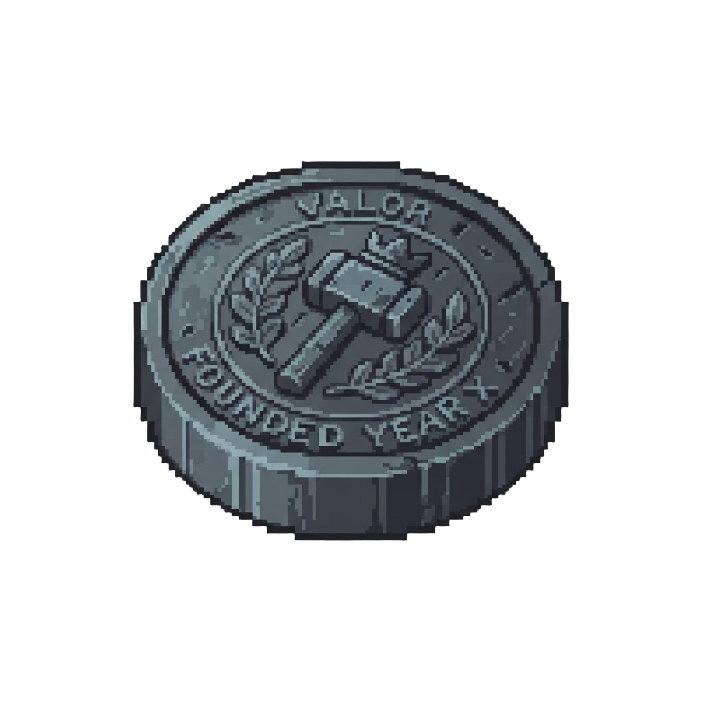 A Heavy Iron Commemorative Coin