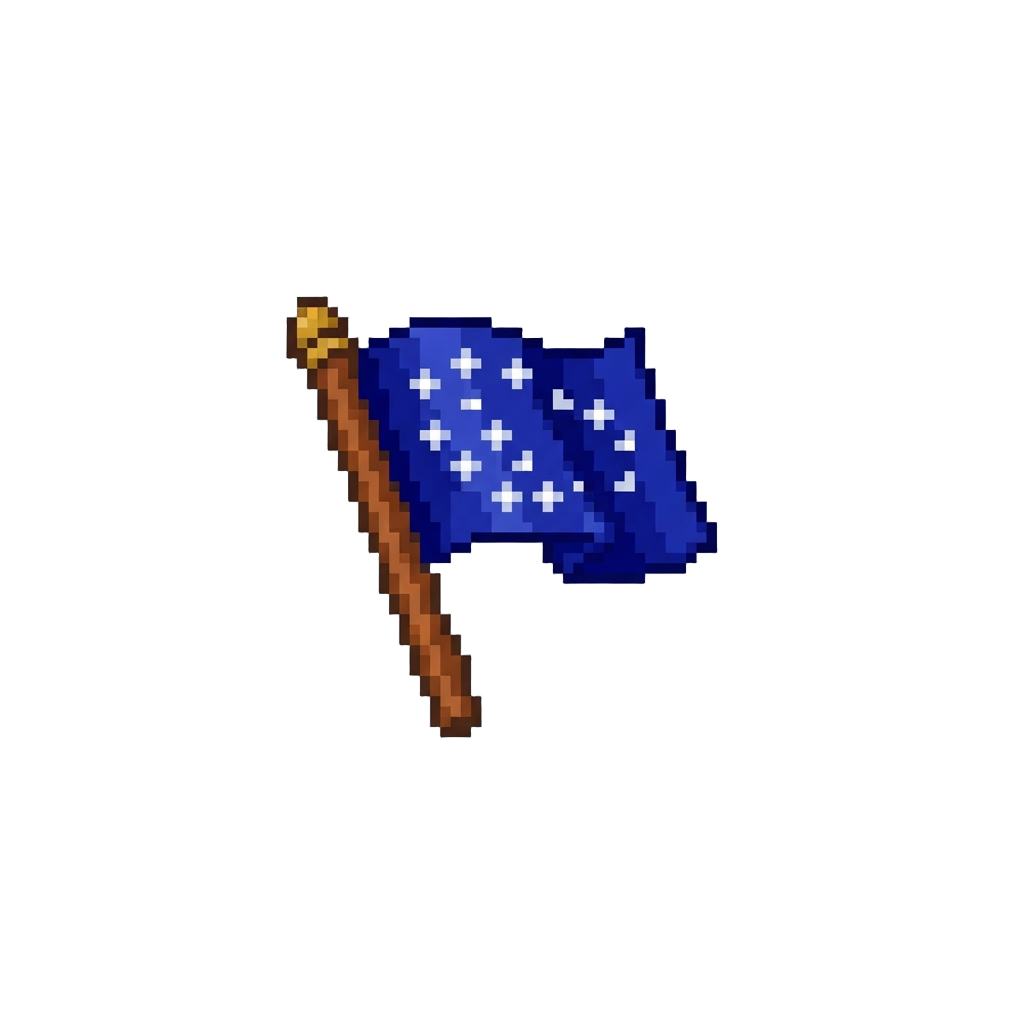 A Star-spangled Miniature Flag