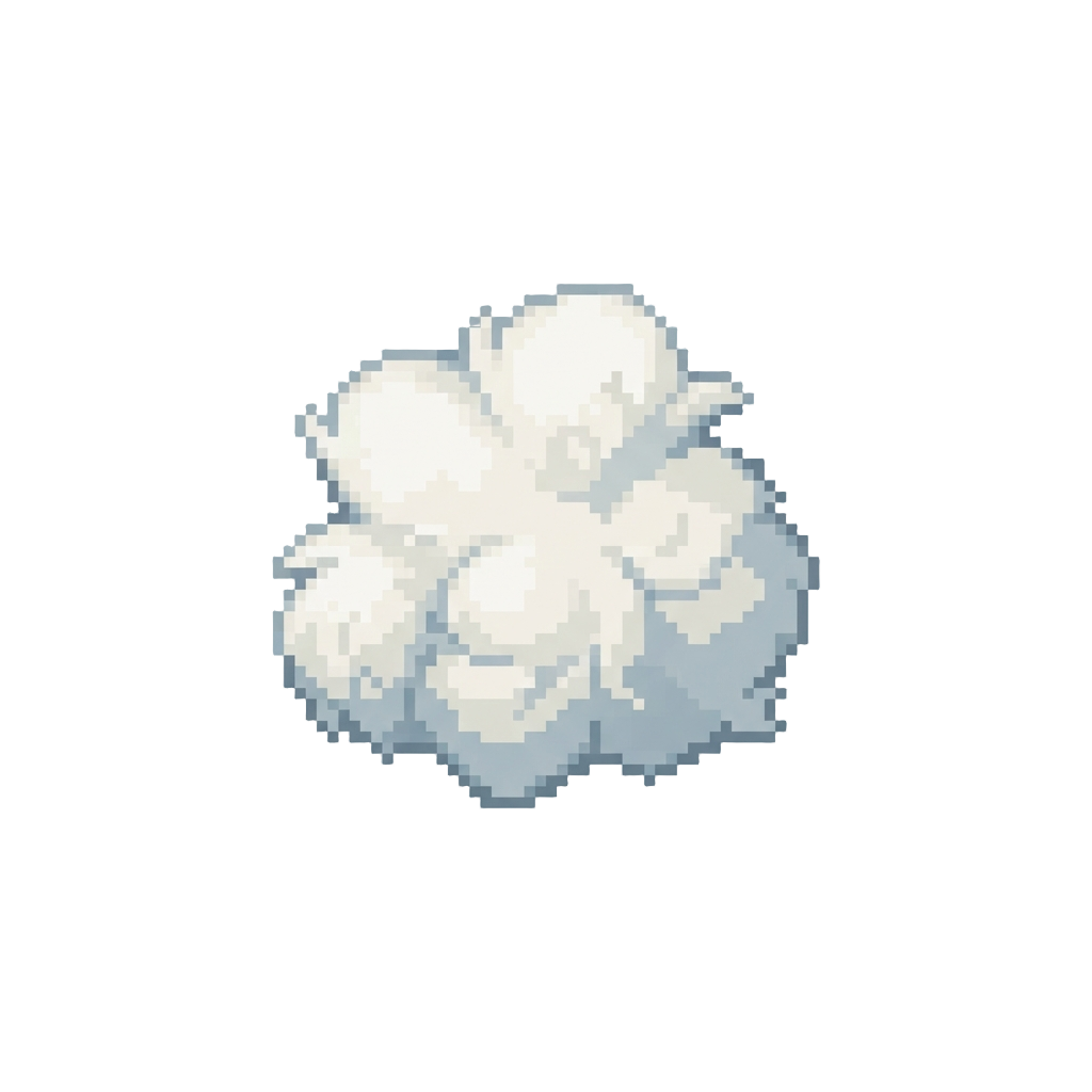 A Cloud of Snow-white Wool Stuffing