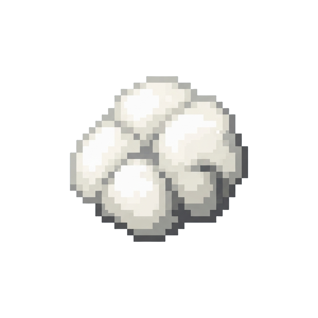 A Cloud of Soft White Cotton Stuffing