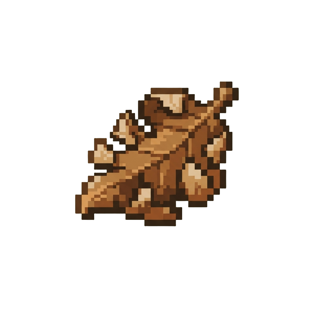 A Dried Crumbled Leaf