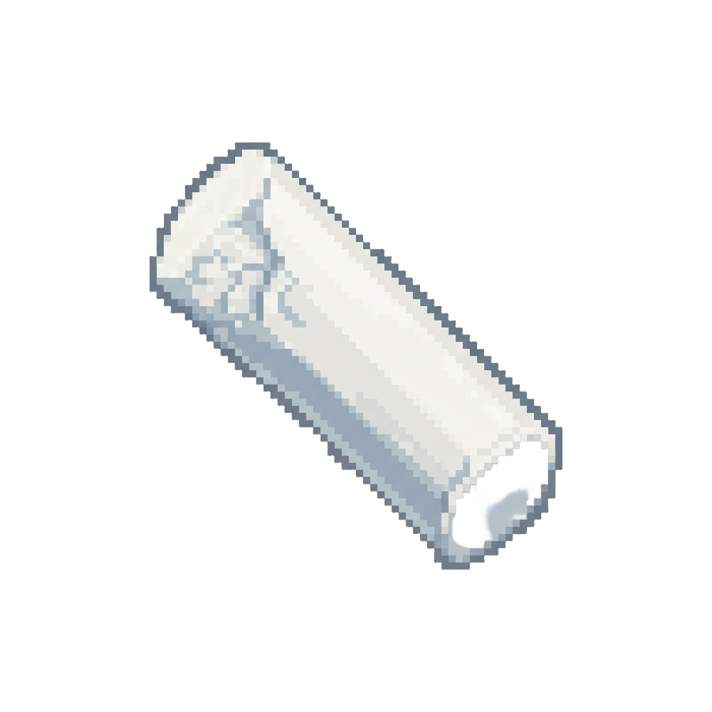 A Broken Piece of White Chalk