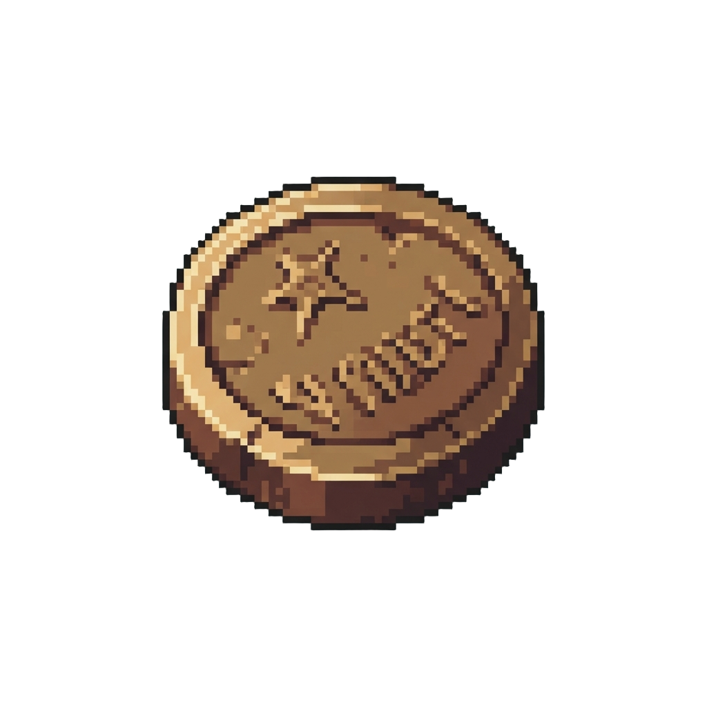A Tiny Ancient Brass Coin