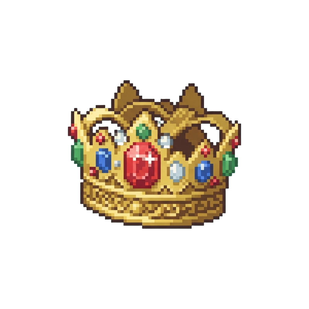 A Sparkling Jewel-encrusted Royal Crown