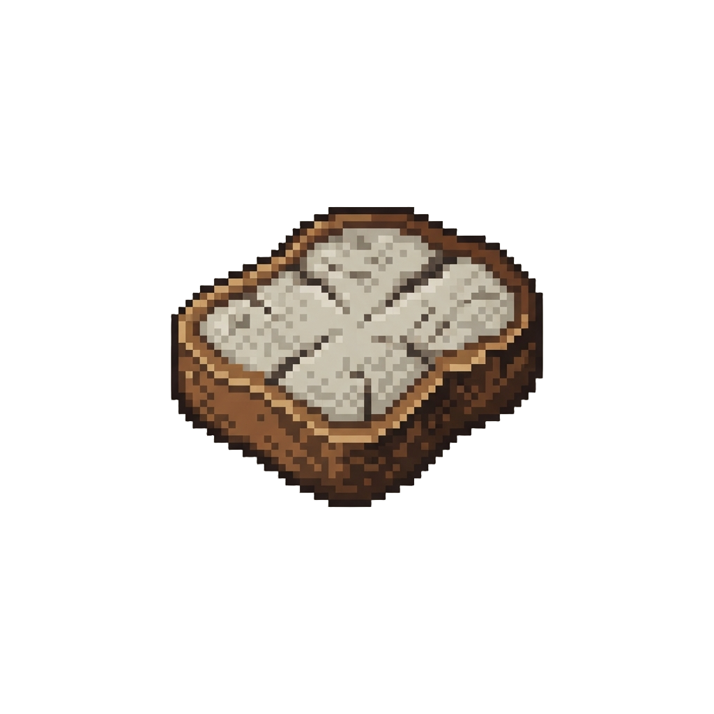 A Rock-hard Stale Loaf Slice