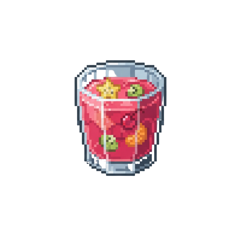 A Cup of Chilled Fruit Jelly