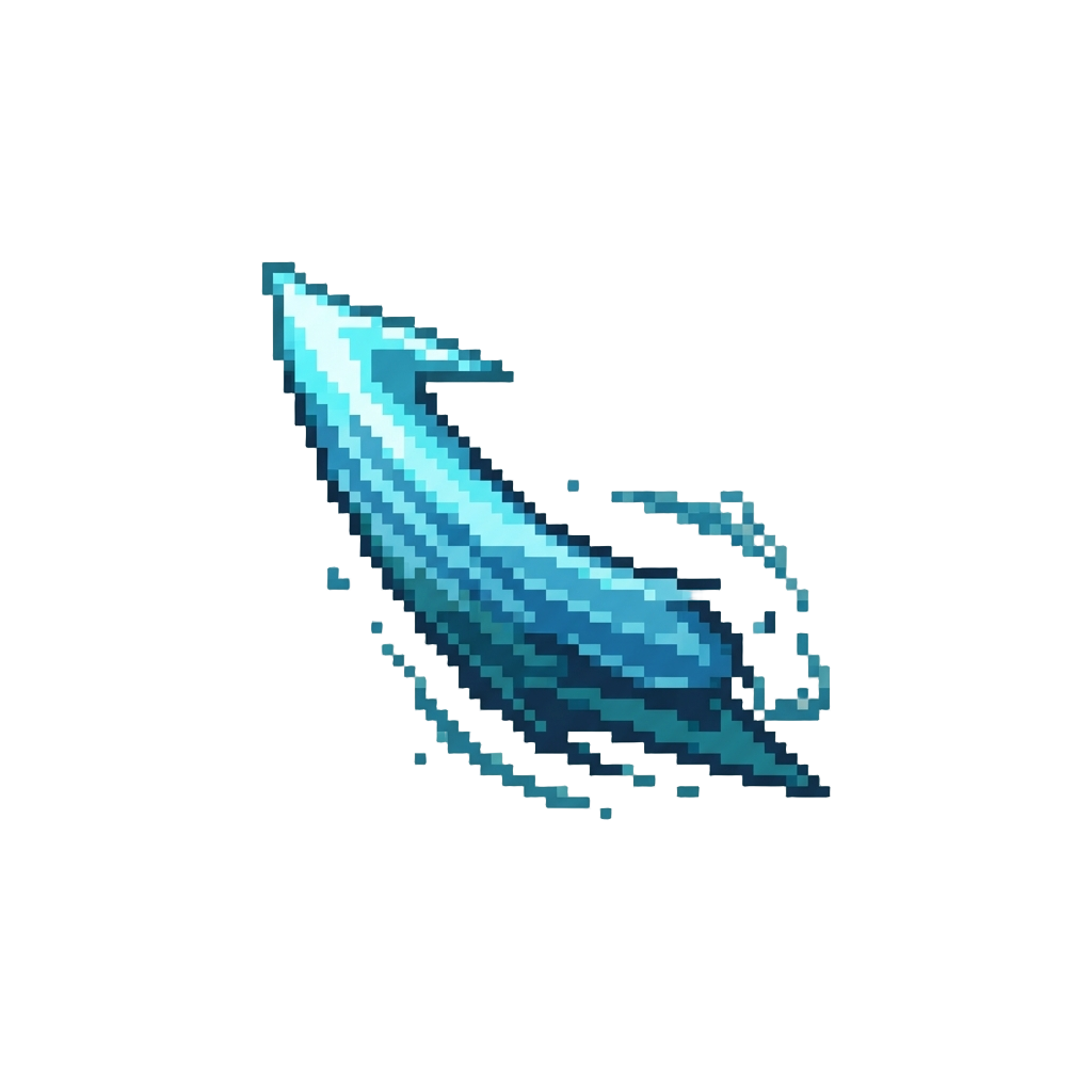 A Sleek Blue Wind Streak