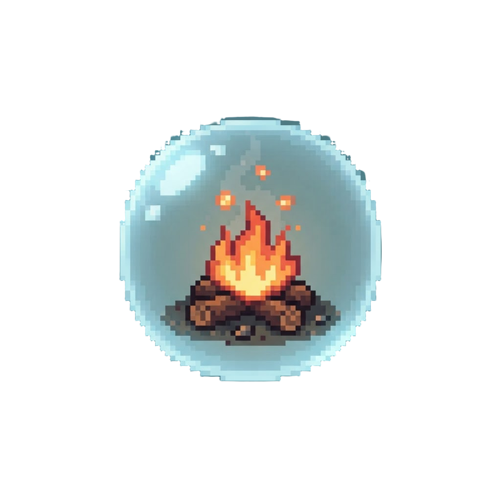 A Cozy Campfire Dream Bubble