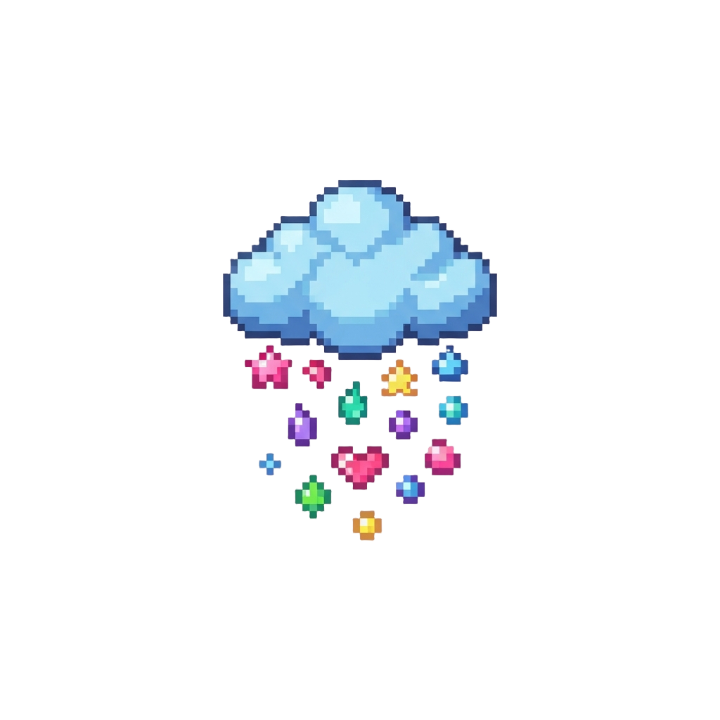 A Sweet Candy Rain Dream
