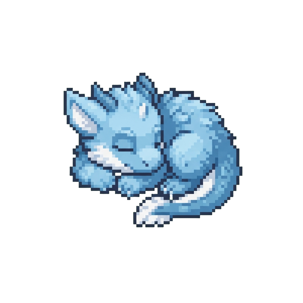 A Sleeping Baby Fur-dragon