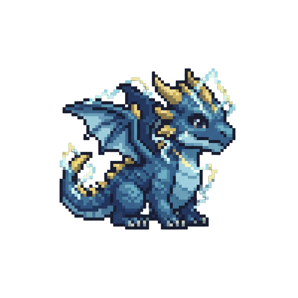 A Crackling Lightning Baby Dragon