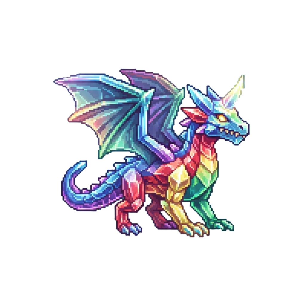 A Radiant Prism Dragon
