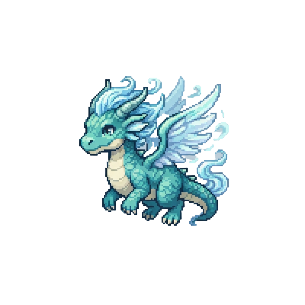A Gusty Wind-whisper Baby Dragon