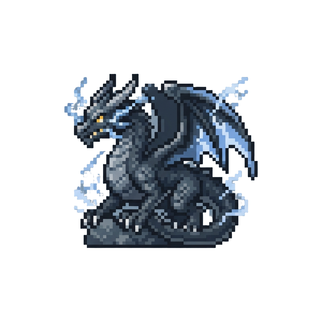 A Dark Tempest Storm Dragon