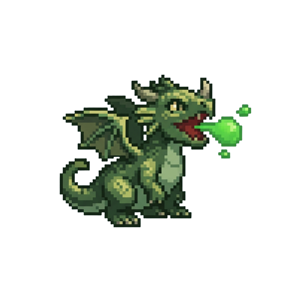 A Poisonous Venom-spitting Baby Dragon