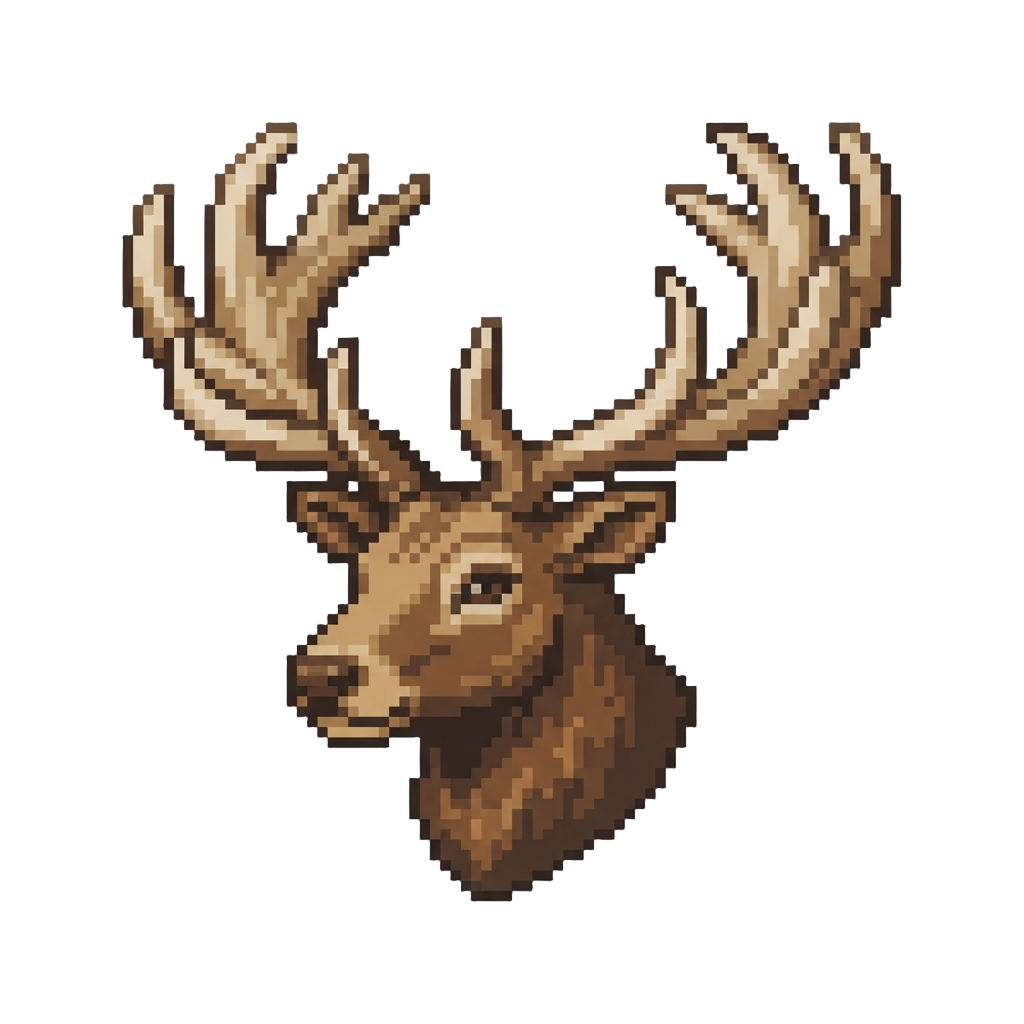 A Colossal Stag Head with Enormous Spreading Antlers