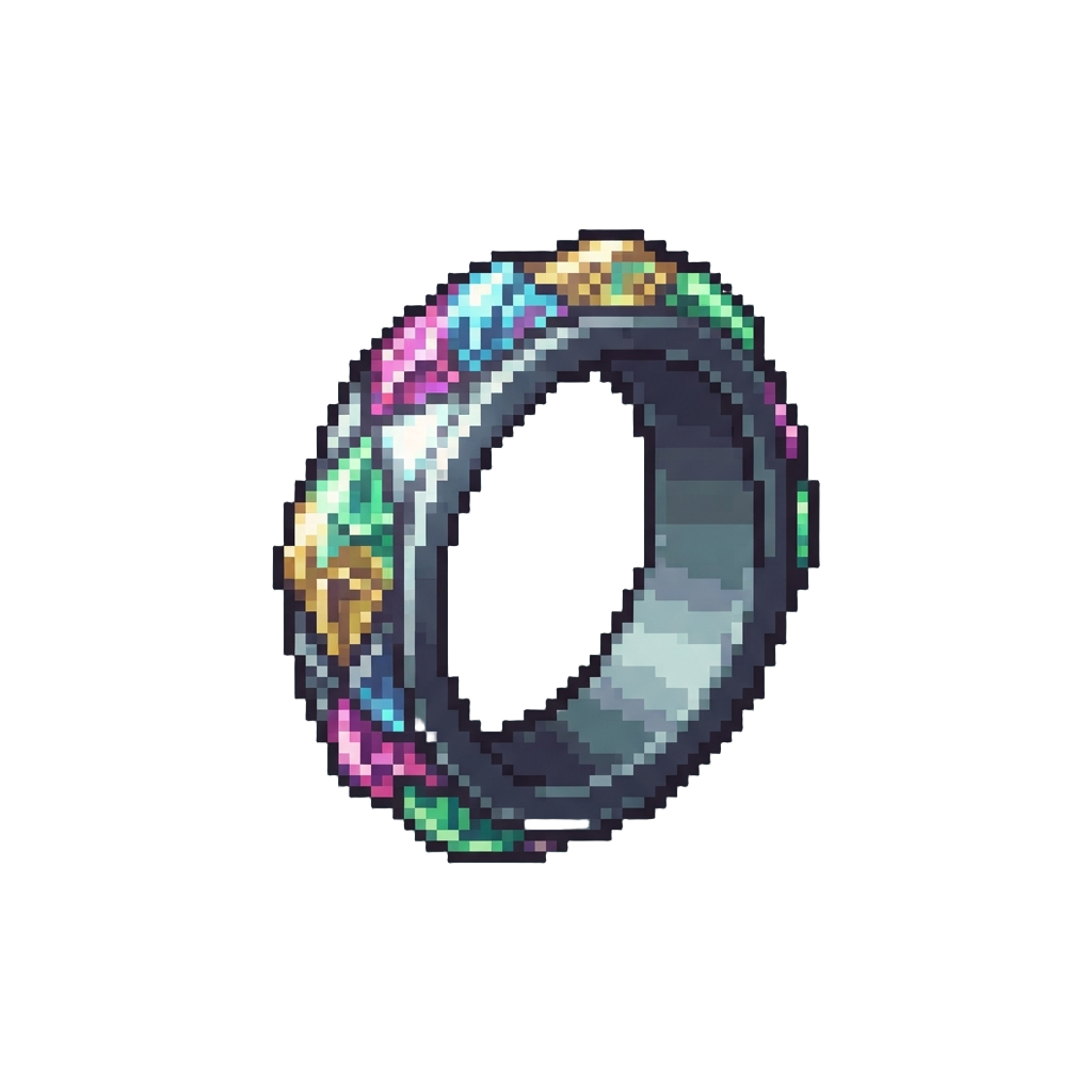 A Radiant Prismatic Distortion Ring