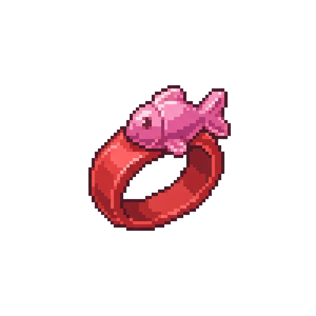 A Tiny Plastic Fish Ring