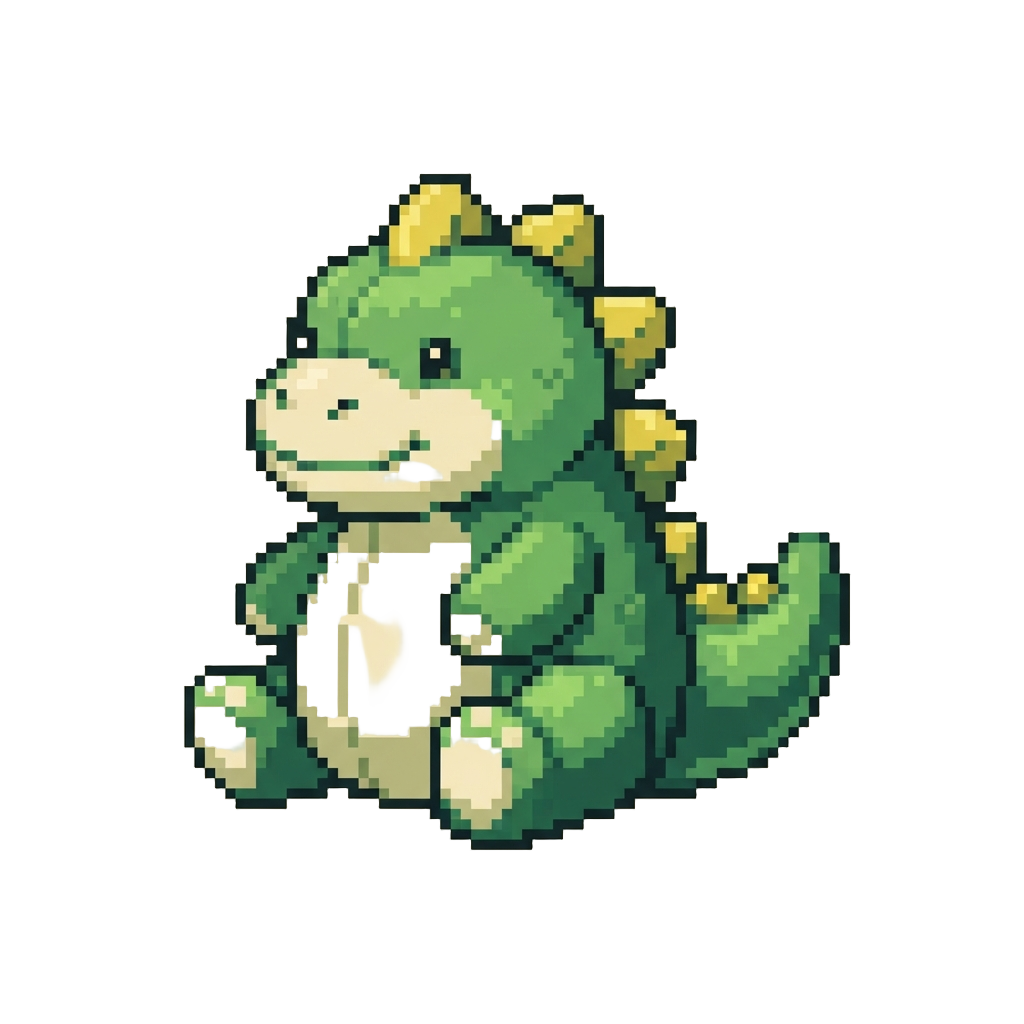A Massive Friendly Dinosaur Plush