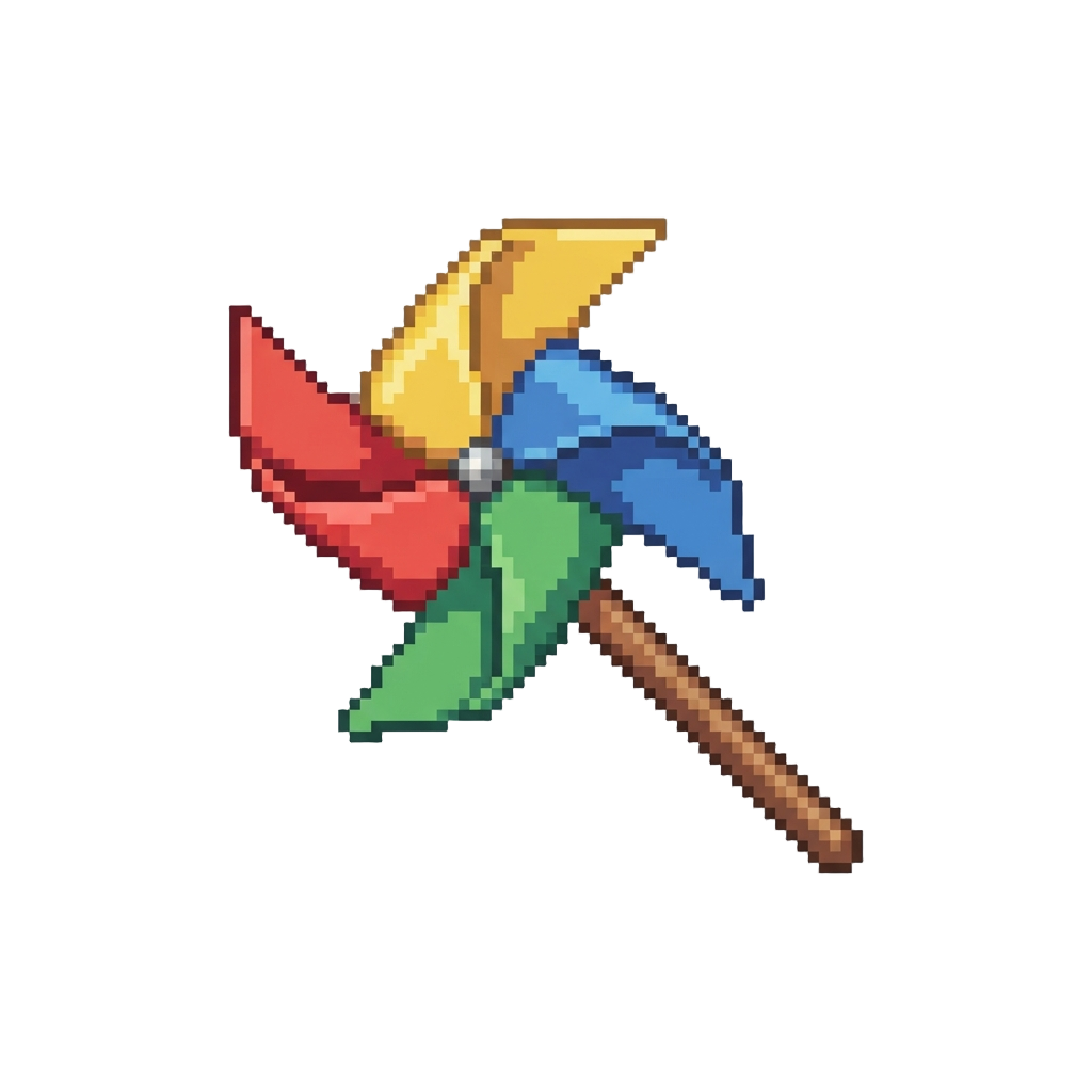 A Small Paper Pinwheel