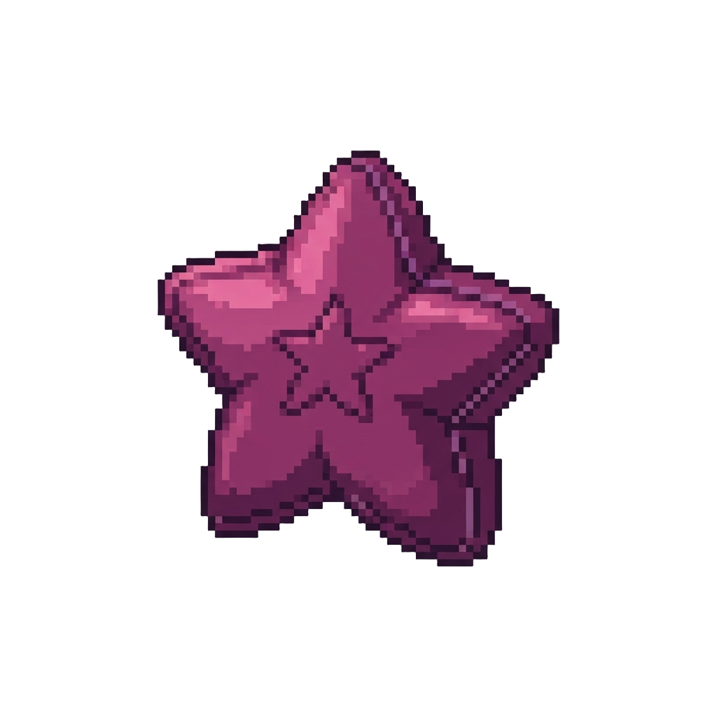 A Giant Velvet Star Plush