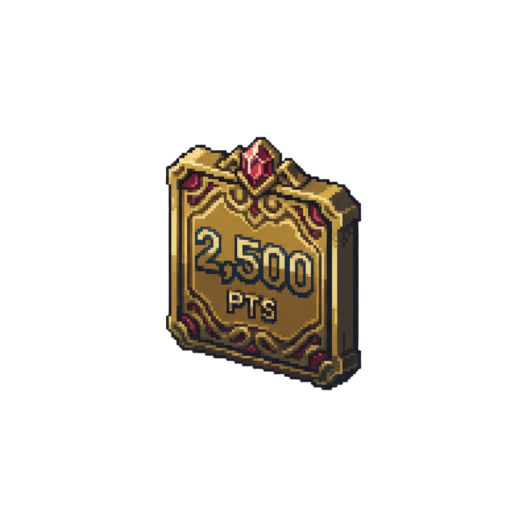2,500 Pts