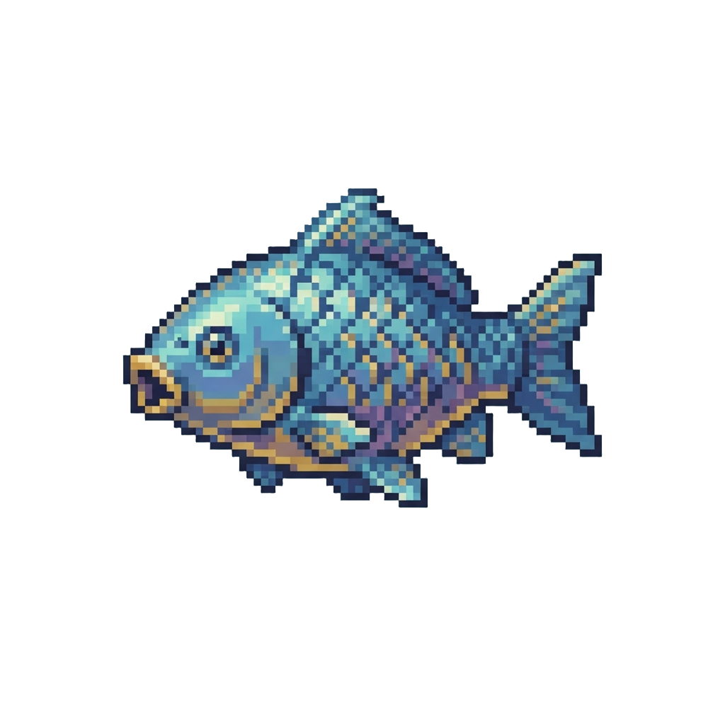 A Giant Iridescent Carp