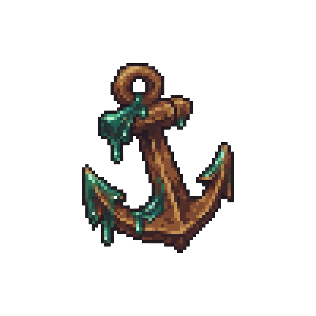 A Slimy Rusty Anchor