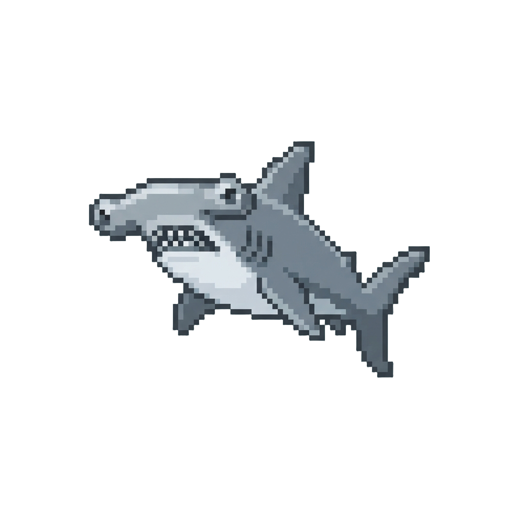 A Jagged-toothed Hammerhead Shark
