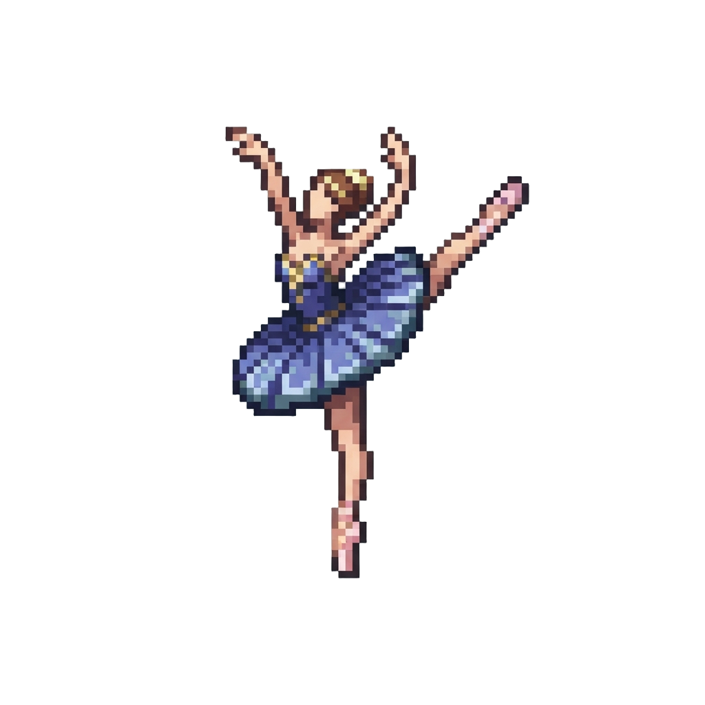 A Dazzling Double Pirouette
