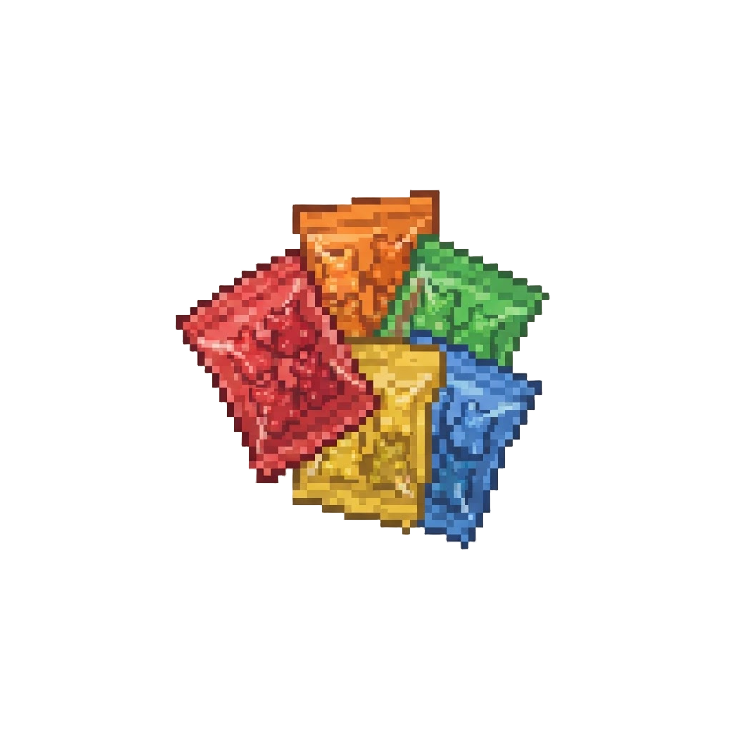 A Handful of Gummy Bear Packs
