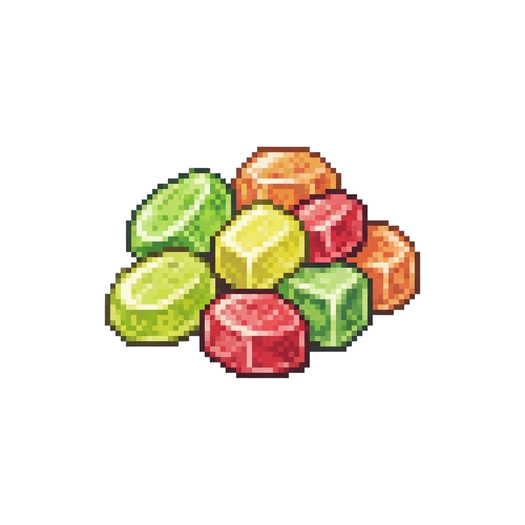 A Handful of Tangy Sour Hard Candies