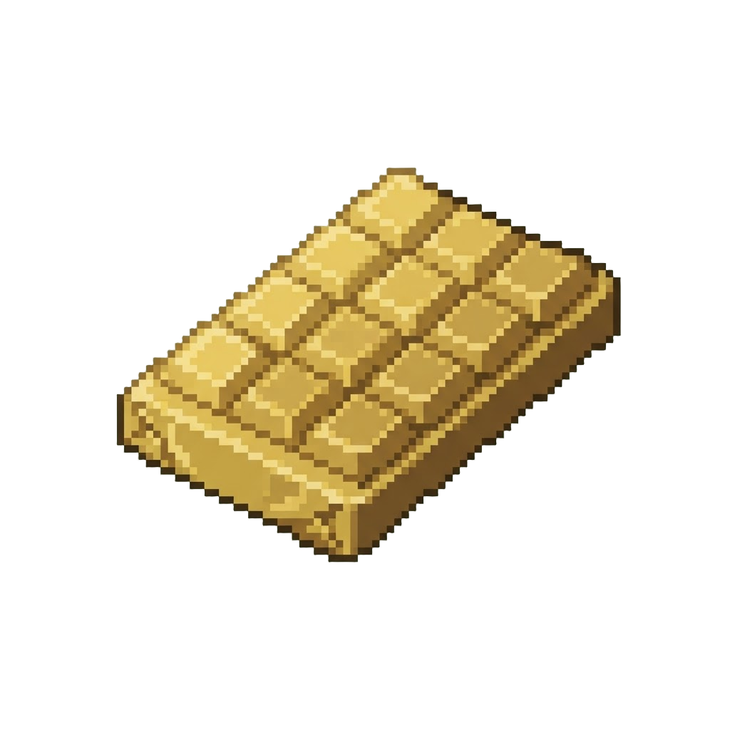 A King-sized Golden Chocolate Bar
