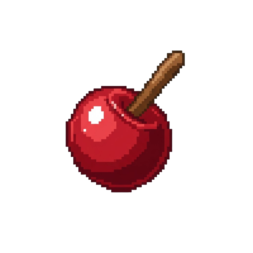 A Massive Glowing Candy Apple