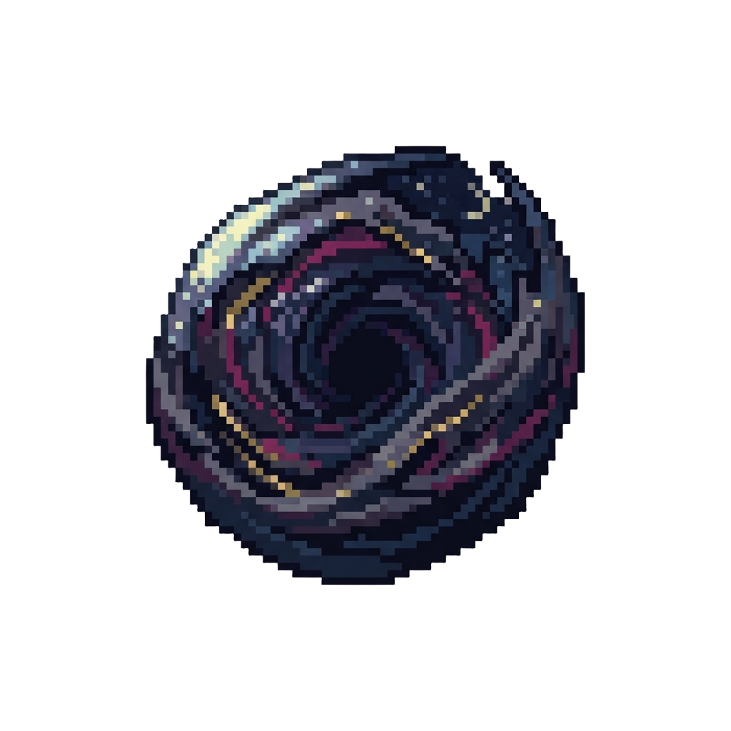 A Dark Void Implosion That Eats the Sky
