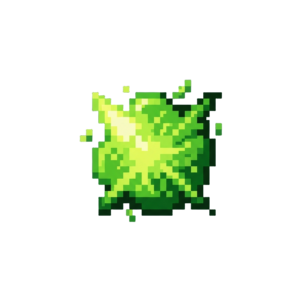 A Glowing Green Radioactive Blast