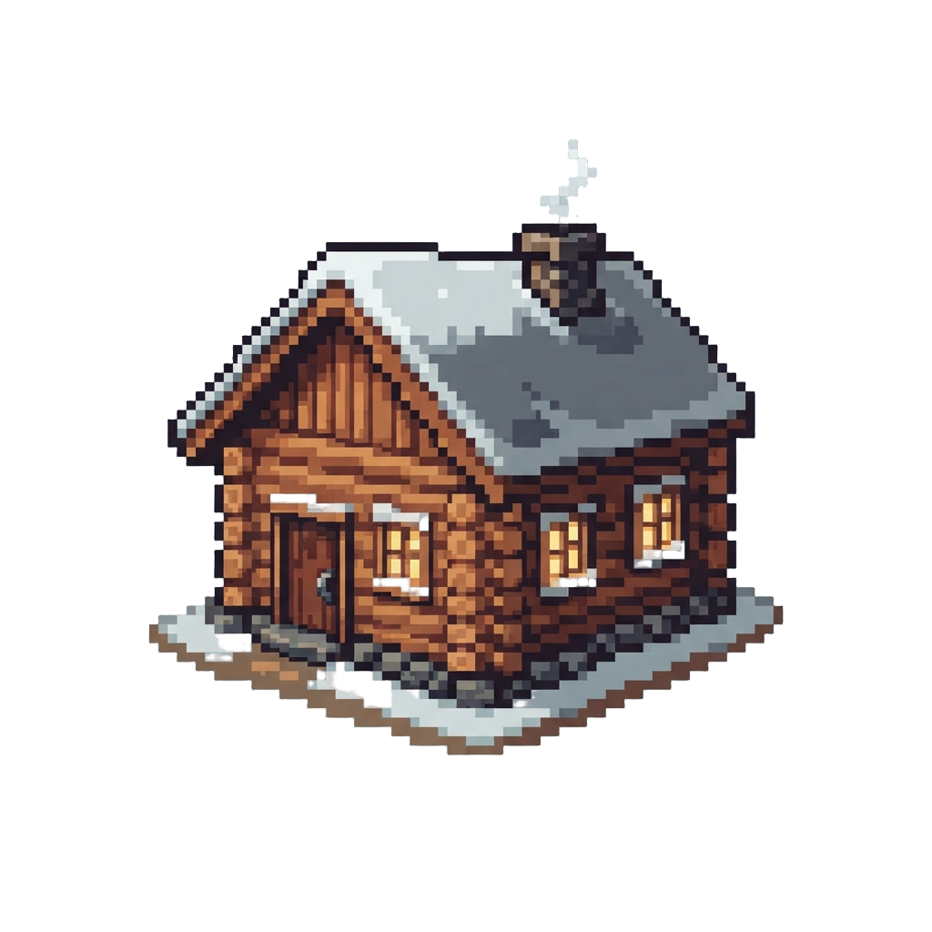 A Warm Alpine Log Cabin