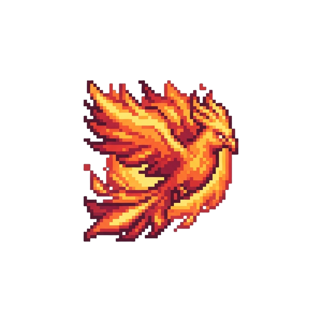 A Fiery Phoenix Strike That Engulfs the Entire Battlefield